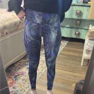 Lululemon Blue Patterned Leggings